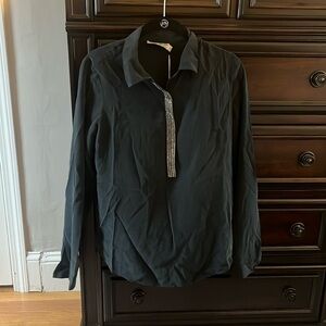 go by go silk button down top, brand new never worn with tags
